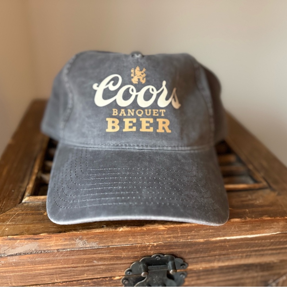 American Needle Gray Coors Banquet Beer SnapBack Hat